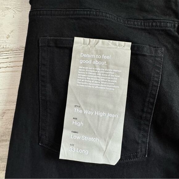 NWT Everlane Plus Size TALL The Way-High® Jean Denim Straight Leg Jeans Full Len - Picture 9 of 15
